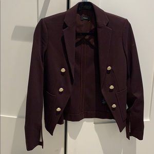 Theory maroon blazer - size o